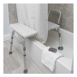 Splash Defenseâ„¢ Transfer Bench with Curtain Guard Protection